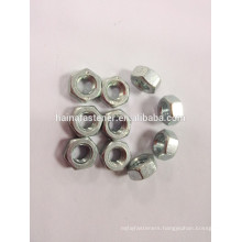 high quality DIN934 blue white plated hexagon nut
